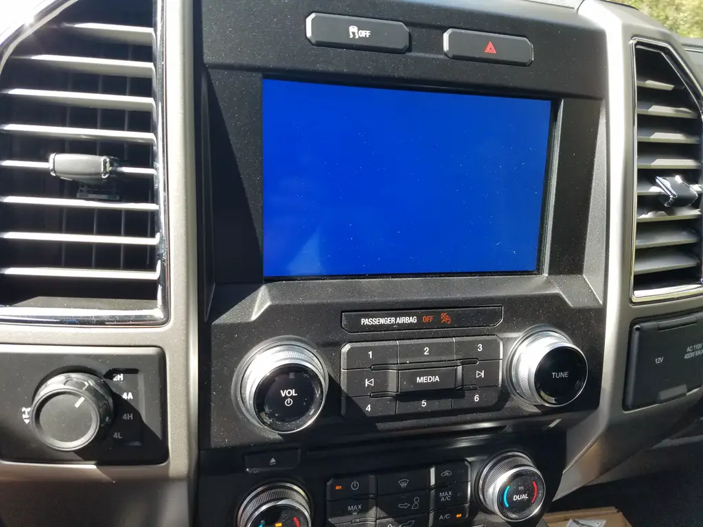 F150 Backup Camera Blue Screen