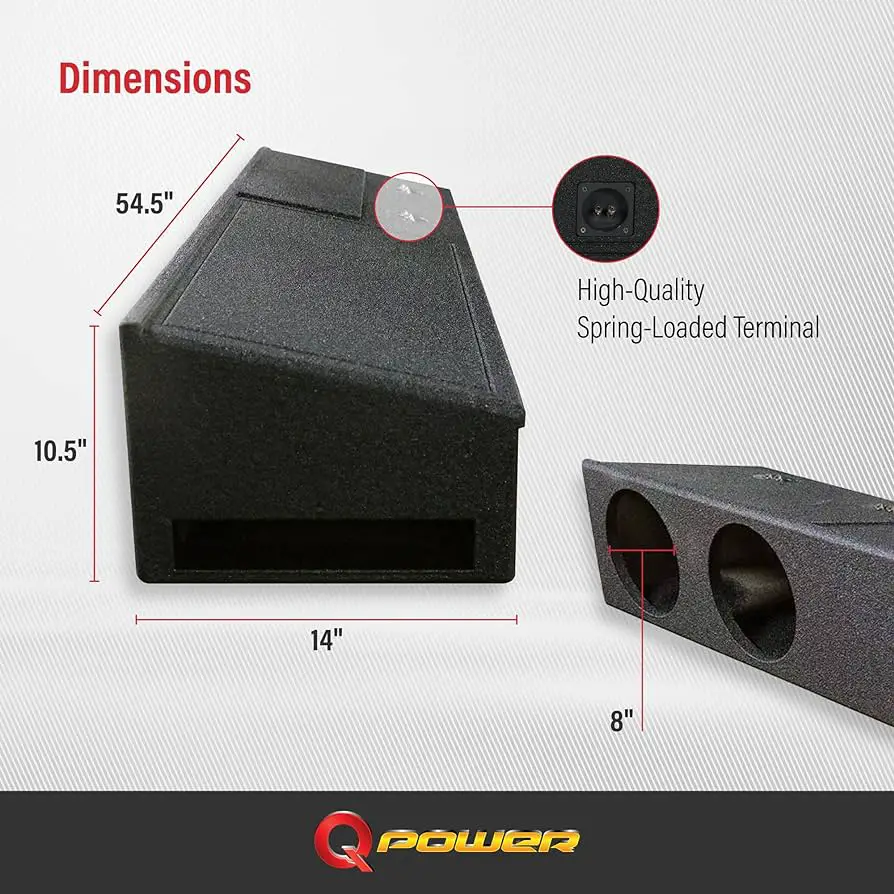 F150 under Seat Sub Box Dimensions