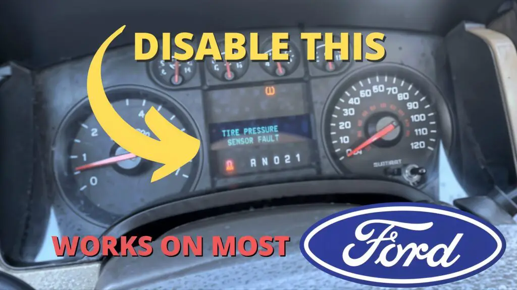 ford f150 tire pressure sensor fault