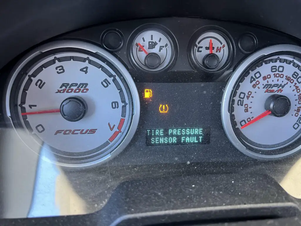 Faulty Tire Pressure Sensor