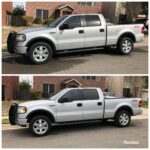 F150 2.5 Inch Leveling Kit before And After