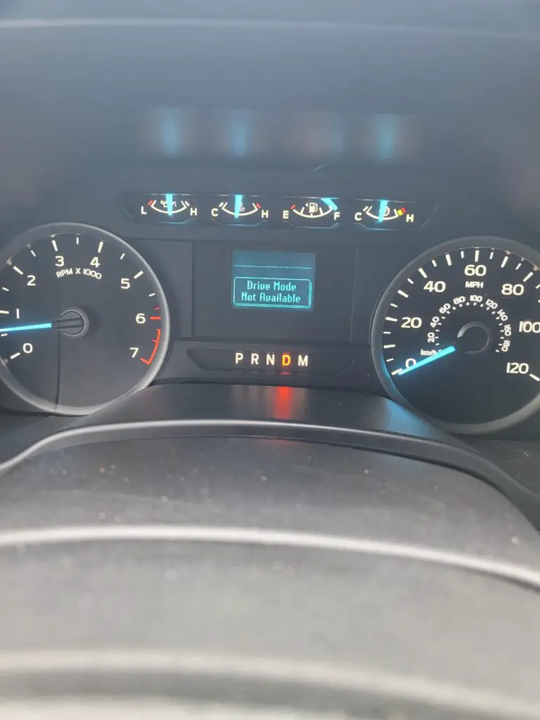 F150 Drive Mode Not Available