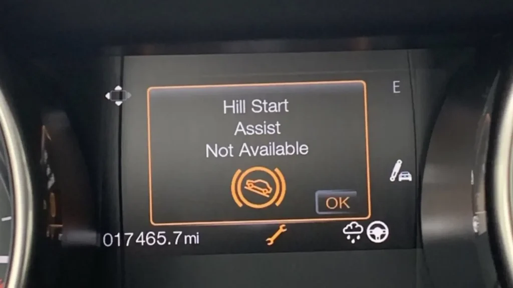 Hill Start Assist Not Available Ford