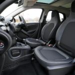 black vehicle interior